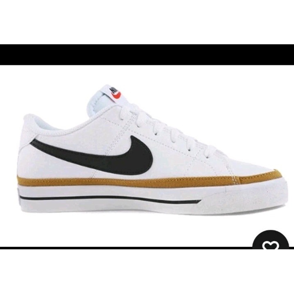 Nike Women Court Legacy Shoes Running White Training Sneakers DH3161 SZ 8 EUC